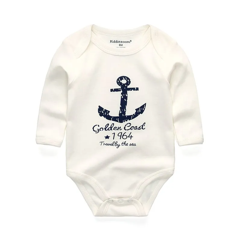 Baby Boys Bodysuit Long Sleeve Cotton Baby Girls Clothes Newborn Clothing