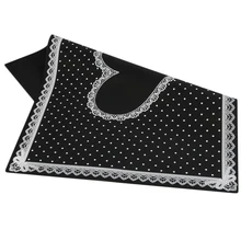 Silicon Lace Polka Dot Heart Pattern Nail Art Table Mat Pad Manicure Clean Cute Foldable Washable Nail Tools Worldwide sale