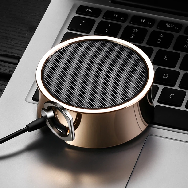 Yescool PMC-02 Bluetooth динамик Новое поступление стерео Hi-Fi супер бас металл CNC портативная Спортивная звуковая коробка Горячая
