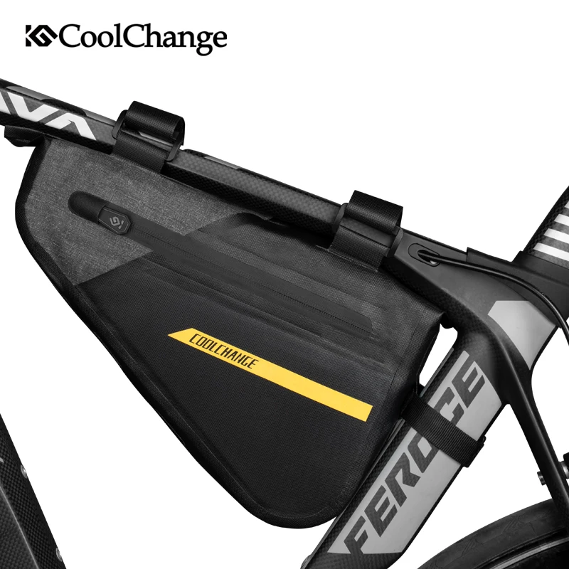 CoolChange Bicycle Bag Triangle Waterproof Large Capacity MTB Bike Bag Outdoor Sports Top Tube Cycling Pannier Bike Accessories CoolChange Bicycle Bag Triangle Waterproof Large Capacity MTB Bike Bag Outdoor Sports Top Tube Cycling Pannier Bike Accessories