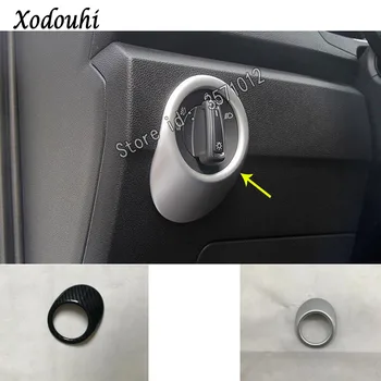 

Car Style Body Detector Inner Front Head Light Switch Trim Frame Lamp Parts For Volkswagen Vw T-ROC TROC 2017 2018 2019 2020