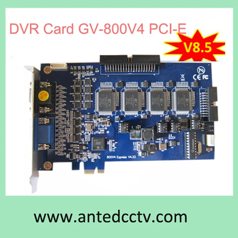 

Surveillance GV 800 GV-800 DVR Card PCI-E V8.5 V8.6 16CH Video Recording Board