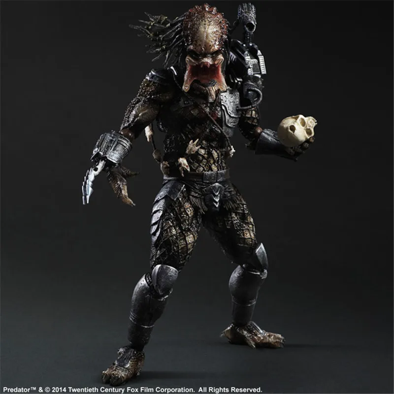 

Hot sale PVC Action Figure Collectible Toy Model Movie Figure 27 CM Alien Hunter Primevil Play Arts Kai Generation 2 Predator
