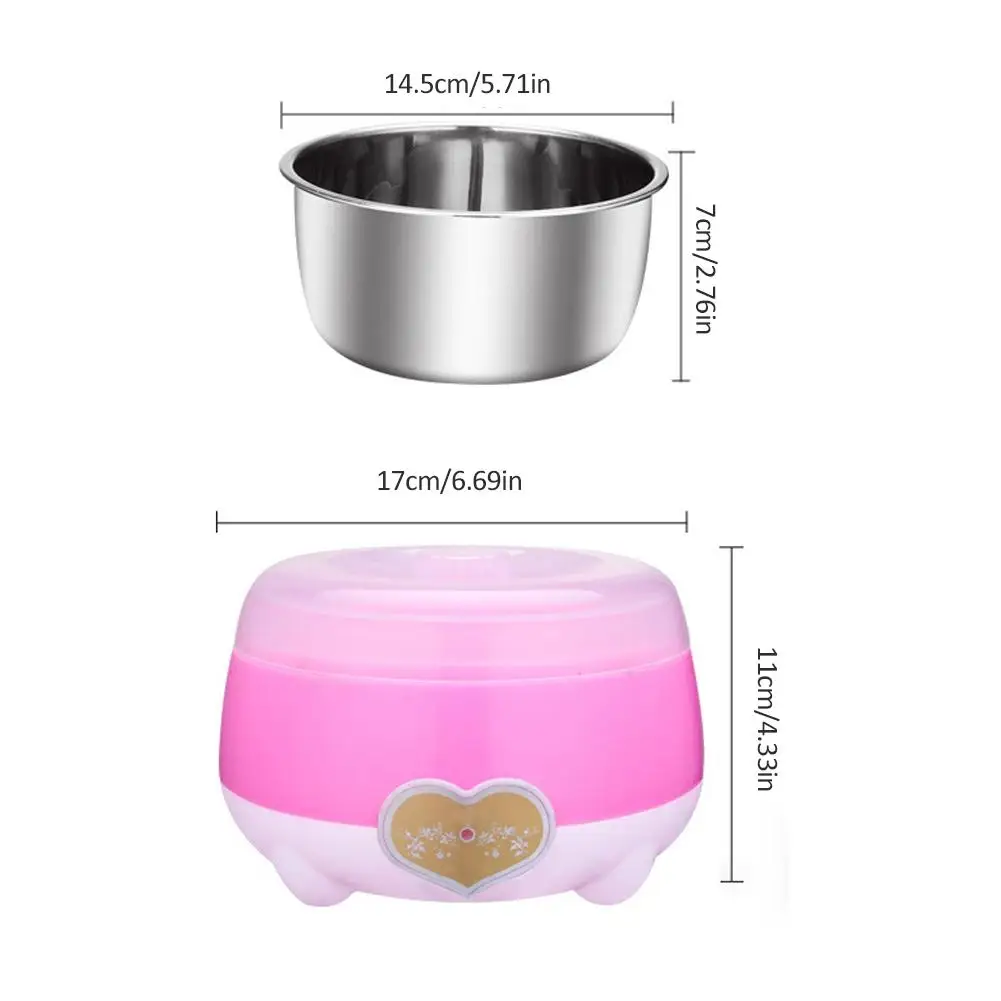 NEW 220V Electronic Yogurt Maker with Stainless Steel Liner Constant Temperature Fermentation#SW
