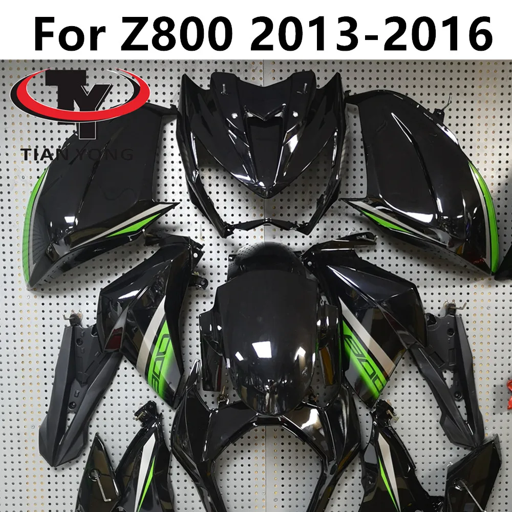 Обтекатели из пластмассы для фотопластика Kawasaki Z800 2013 2016 13 14 15 16 оранжевого