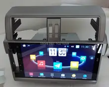 10.1inch android car gps radio player for Toyota Prado 2014 2015 with Quad core 1.6GHz CPU 1024×600 HD digital screen 16G rom