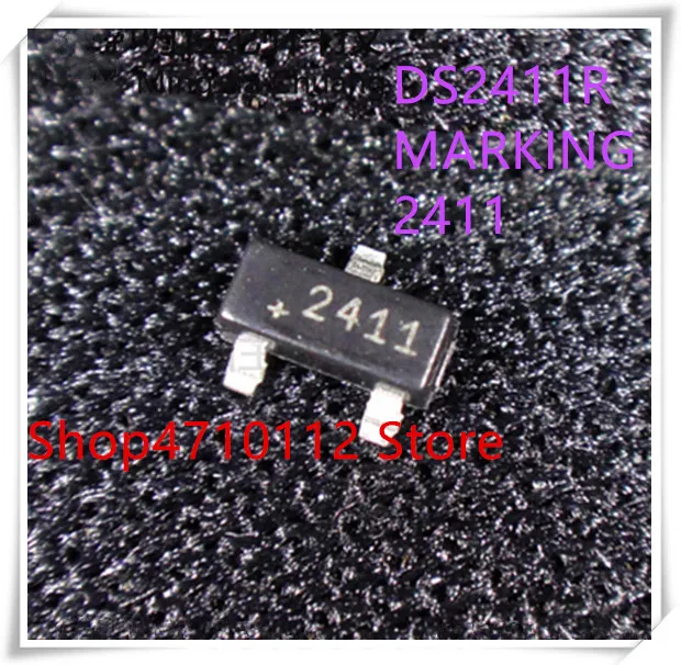 Новинка 10 шт./лот DS2411R TR DS2411 маркировка 2411 SOT23 3 IC|Аксессуары для батарей| |