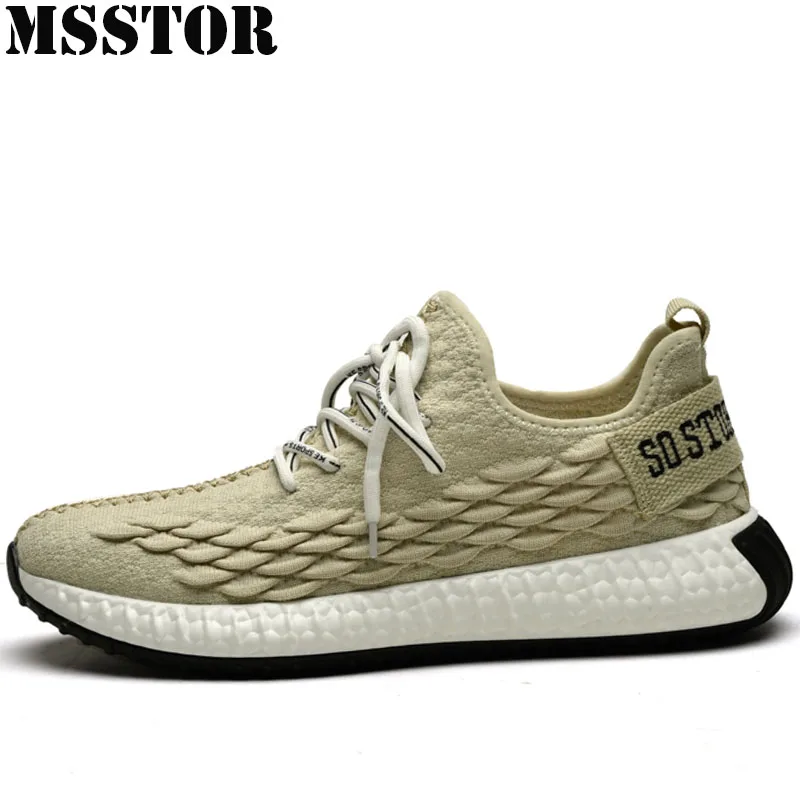

MSSTOR 2019 New Men's Running Shoes Athletic Walking Sport Shoes For Men Breathable Mesh Casual Fashion Male Sneakers Man Brand