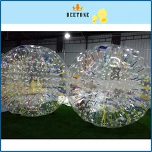 DEETONE 0,8 мм 2,8 м ТПУ прокатки мяч пузырь Футбол надувной Human Hamster мяч надувная игрушка фитбол, пузырь футбол Зорб