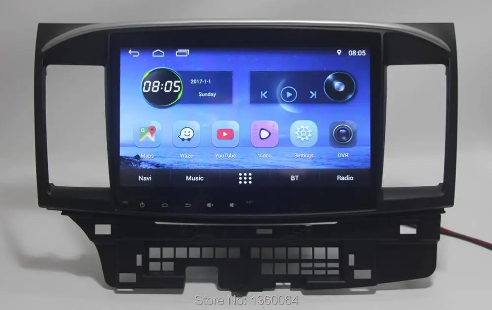 Top Nedehe 2G+32G Octa Core Android 8.0 Car Radio Stereo For Mitsubishi Lancer 2008- 2010 2011 2012 2014 2015 Car GPS Navigation 3