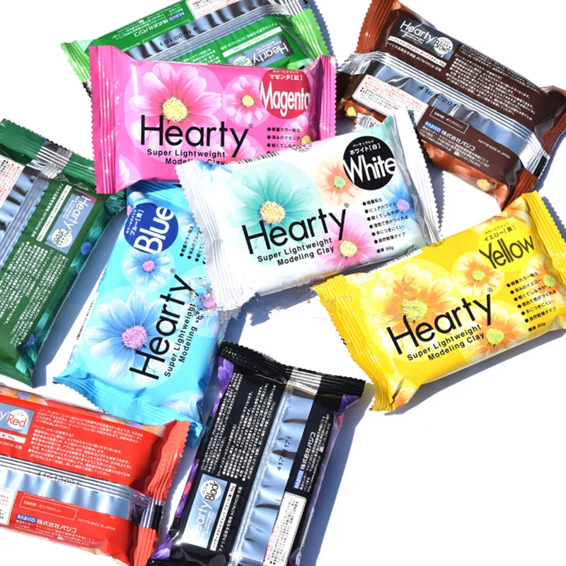 

10 Colors PADICO Modeling Clay Hearty Super Lightweight ,Japan imports ultralight clay