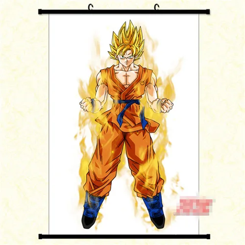 Аниме Манга Dragon Ball; Dragonball Z прокрутки живописи 40x60 картина наклейки на обои Плакат 002 - Цвет: 13