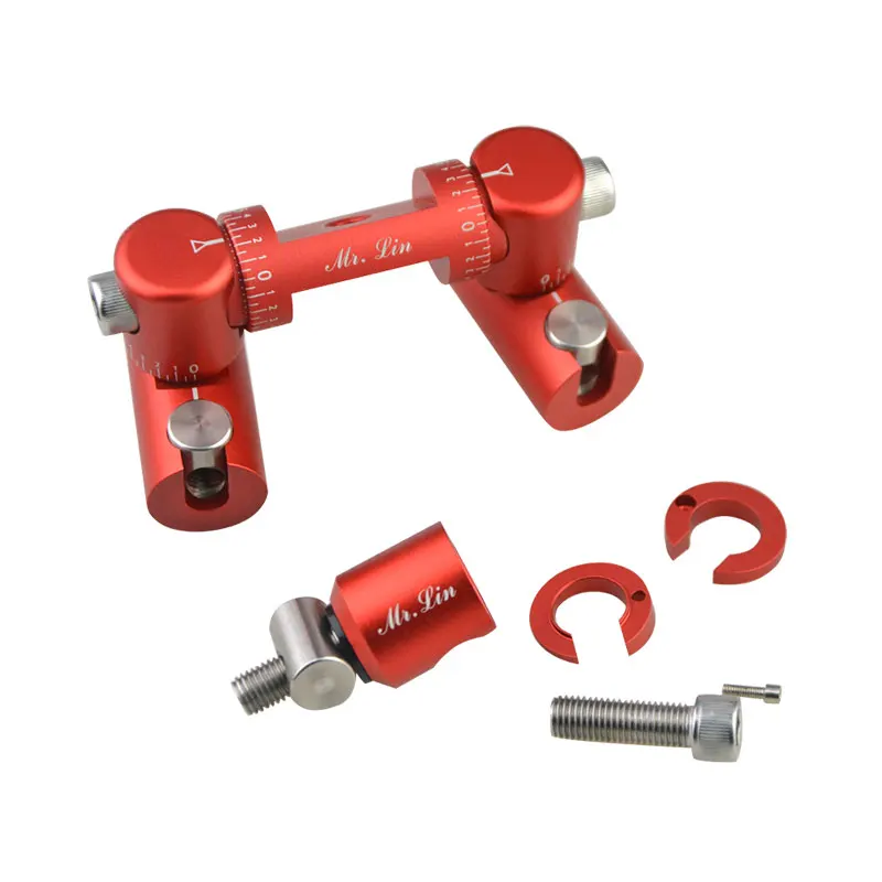 1pc Archery V Bar Adjustable Double Sided V Bar Compound Bow Adapter Shock Absorption Damper Stabilizer Shooting Accessory