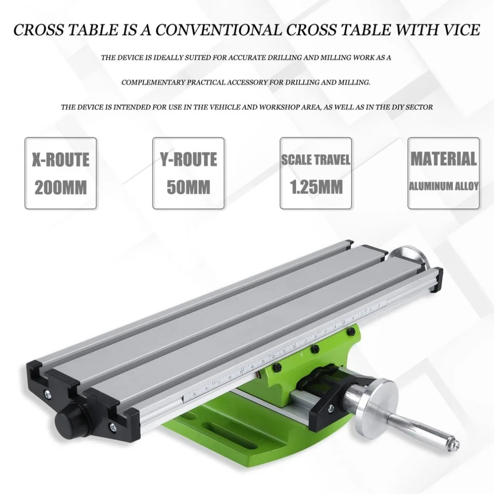 

High Precision 310 * 90mm Work Table Working Cross Vise Worktable Milling Compound Bench For Milling Machine Vise 2018 NEW