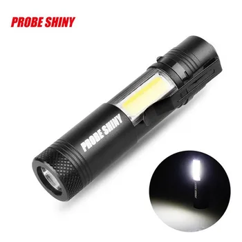 

New 2018 Fashion Super Bright XML Q5 COB LED 4 Mode 3500Lm 14500 Flashlight Torch set Drop Shipping