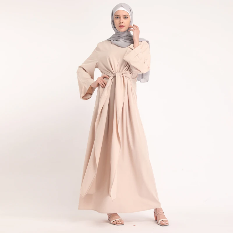 Бандаж кафтан абайя Турция мусульманское платье Хиджаб Арабский цзилбаб Caftan Elbise мусульманская одежда Абая для женщин Рамадан платье из Дубая
