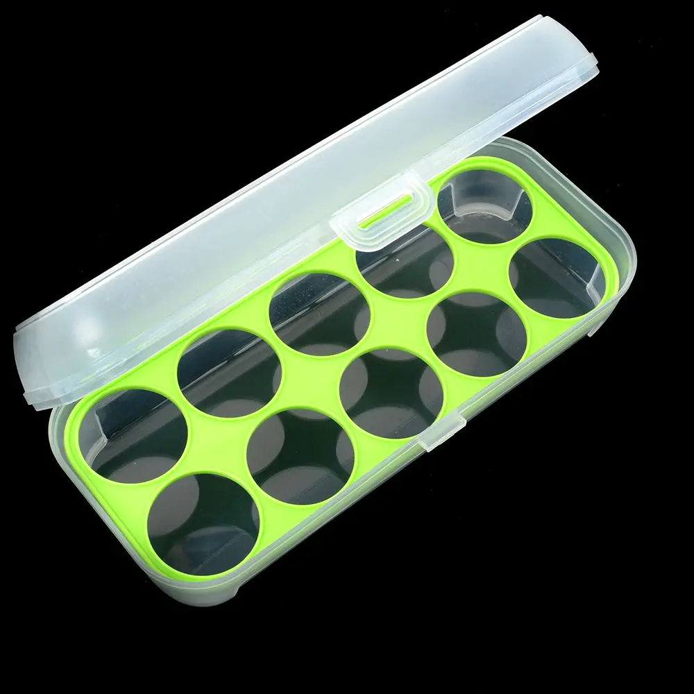 

Refrigerator Egg Preservation Box 10 Egg Care Kitchen With A Dust-Proof Food Storage Box For Fridge & Freezer Eggs Green Random