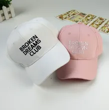 Мода лето розовый Белый женщин бейсбольная Кепка с письмо шляпа шапка snapback спортивные женские вышитые бейсболка