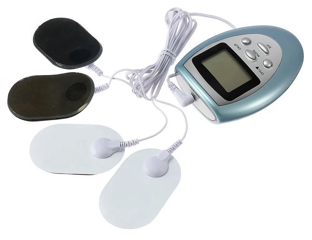 

8 Massage Modes Full Body Slimming Muscle Massager Electric Pulse Relax 4 Pads Colorful