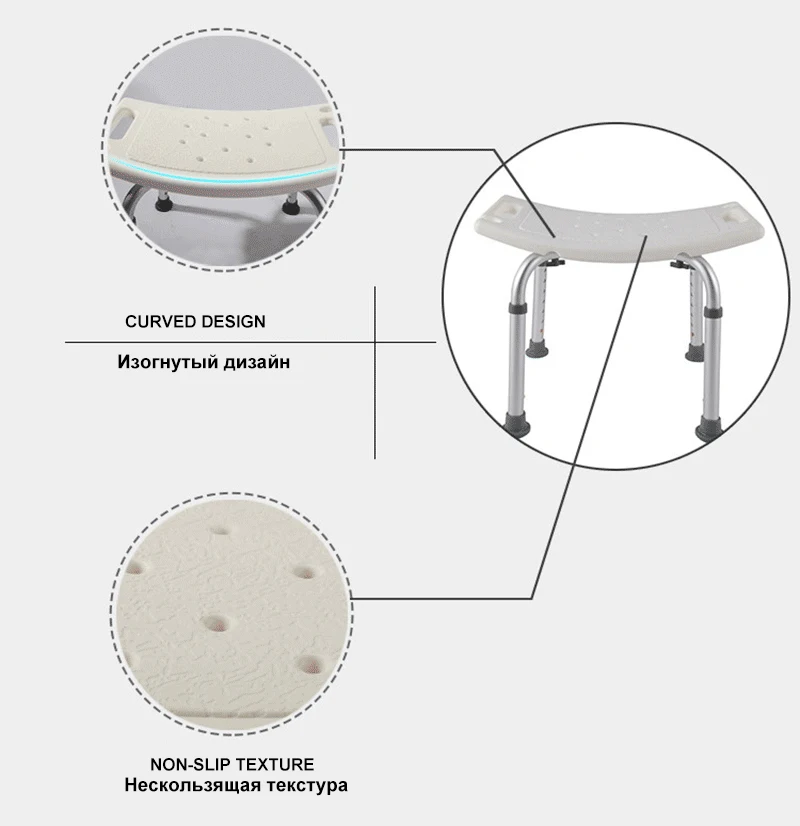 Нескользящие стул туалетный беременных Для женщин пляжные удобный пожилых Ванна подлокотники сиденья спинки дома мебель стул для ванной