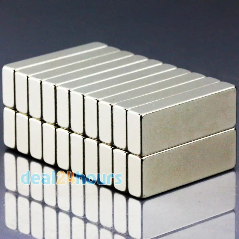 50PCS/lot N50 Bulk Super Strong Strip Block Bar Rare Earth