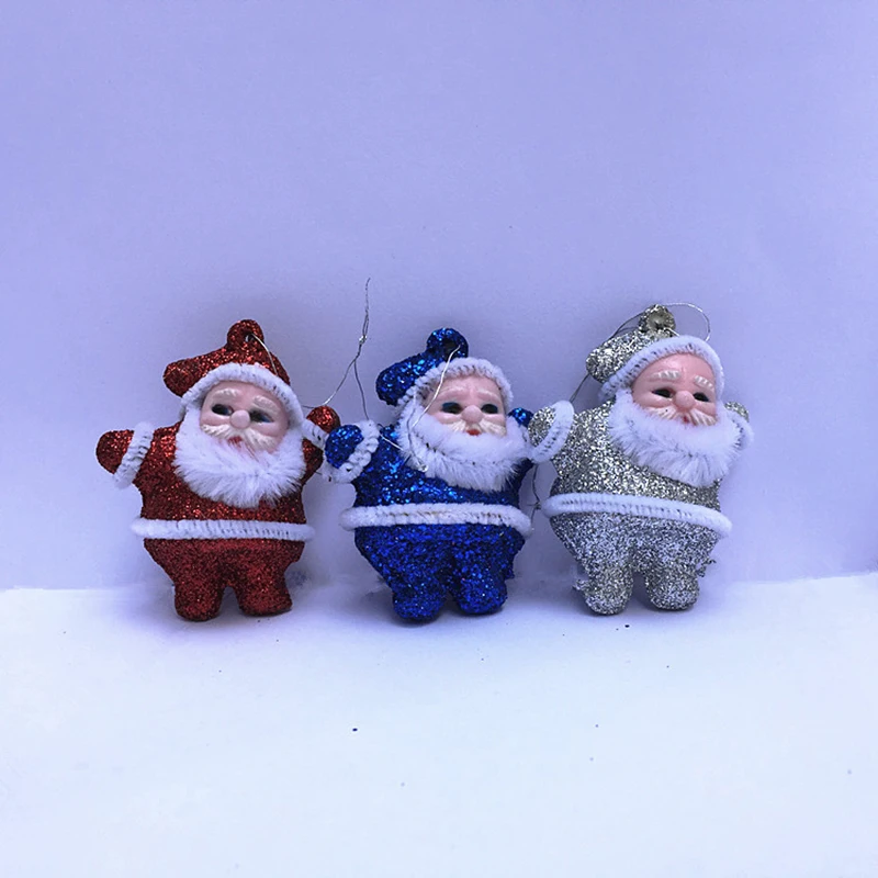 

6PCS/Lot Cute Santa Claus Dolls Christmas Decorations Pendants Gifts Party Drop Ornament 2019 Christmas Decorations For Home