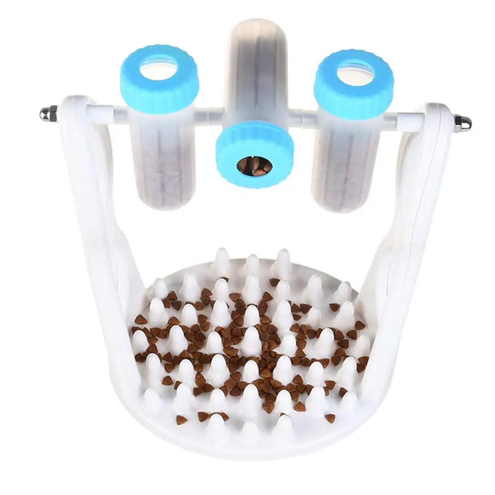 

Pet Dog Cat Interactive Puzzle Enrichment Toys Slow Feeder for IQ Training and Entertainment by Spinning Bottle PW043