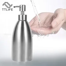TTLIFE 304 диспенсер для мыла из нержавеющей стали, кухонный кран для раковины, диспенсер для шампуня, контейнер для мыла на бортике, бутылка для моющего средства