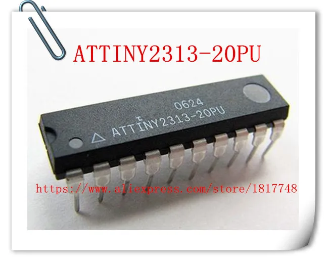 5PCS ATMEL ATTINY 2313 ATTINY2313-20PU DIP-20 MCU AVR CHIP IC New