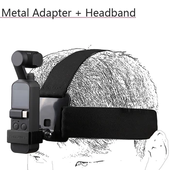 

Wearing Belt Strap Aluminum Alloy Metal Adapter Flexible Head Band for DJI OSMO POCKET&GOPRO Handheld Gimbal Camera Accessories