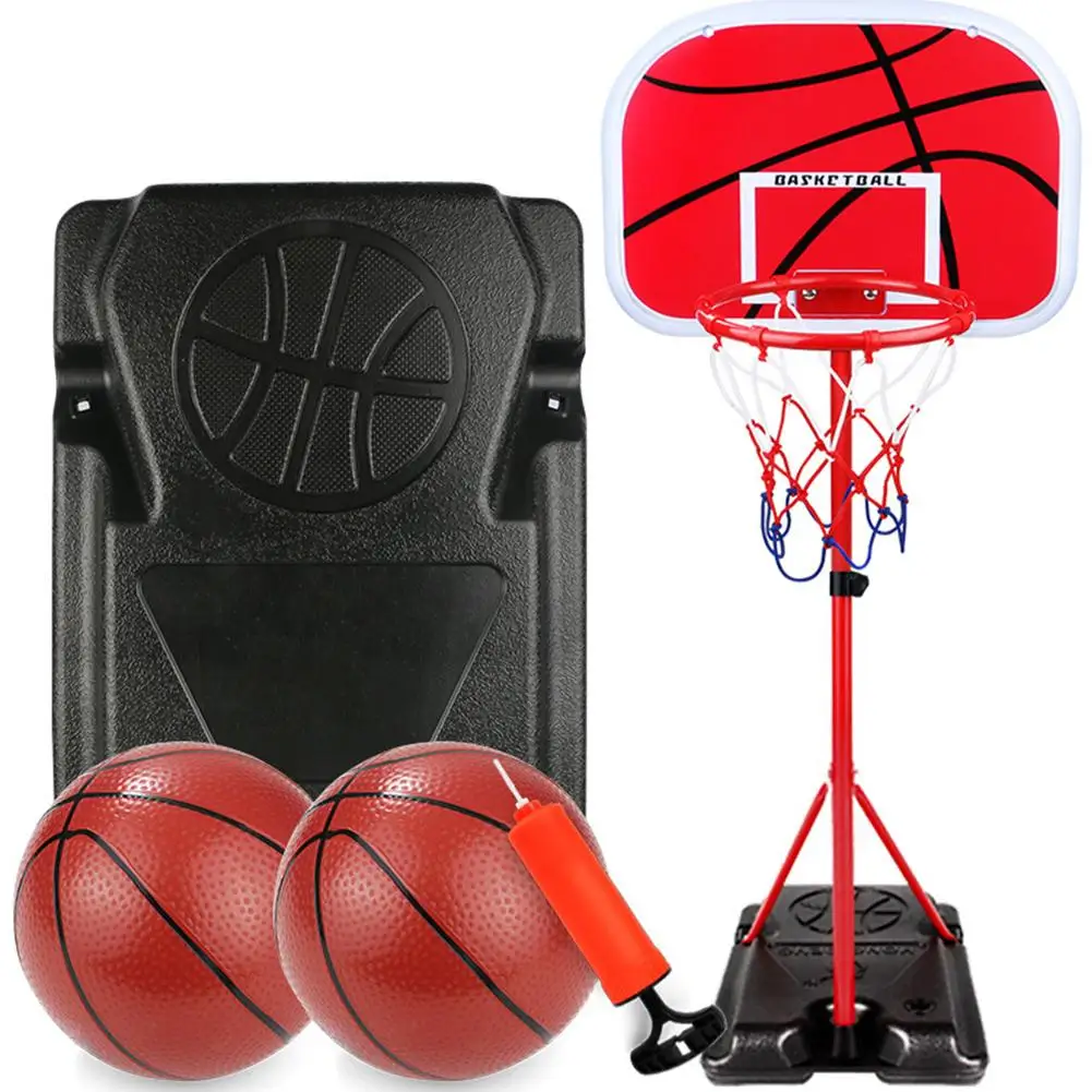 

Adjustable Basketball Rack, Basketball Hoop With Stand Height Adjustable Basketball Backboard Stand Hoop Set For Kids