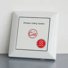 2 кнопки наклейка Беспроводная кнопка вызова