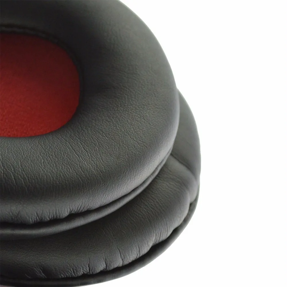 SONY MDR ZX600 ZX600 Headphone Replacement Ear Pad Ear Cushion Ear Cups Ear Cover Earpads Black leather Red Mesh 