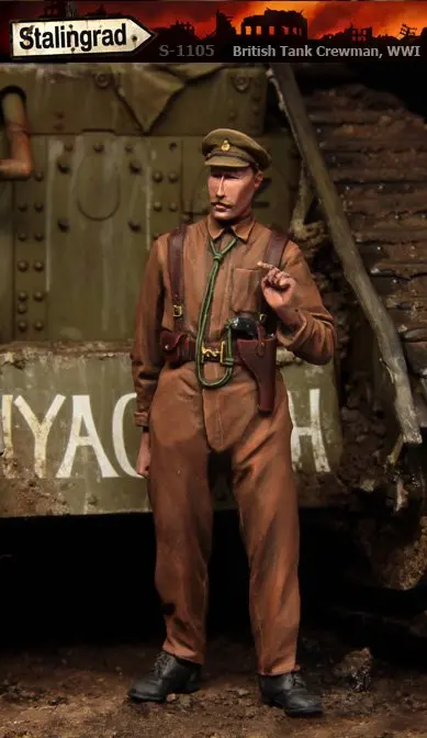 

Pre order goods-SL 1105 1/35 World War I British Tank Crew 3