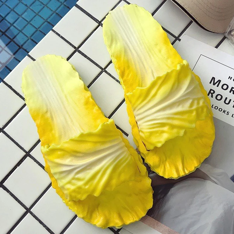 

Women Cabbage Slippers Casual Non-Slip Flip Flops Soft Bathroom Slides Ladies Shoes Summer Sandal Zapatos De Mujer 8803W