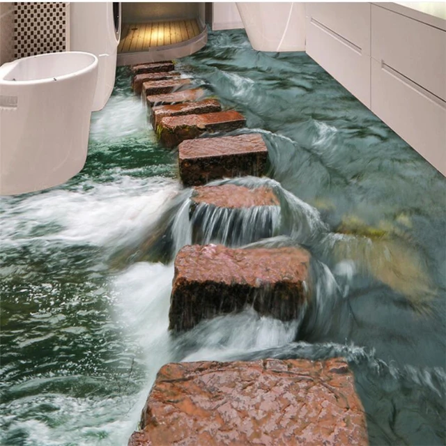 Benutzerdefinierte Klar Fluss Schiefer Trail Badezimmer Schlafzimmer ... Benutzerdefinierte Klar Fluss Schiefer Trail Badezimmer Schlafzimmer ...