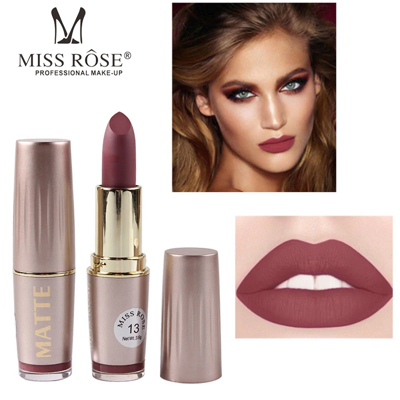 Miss Rose Professional матовая губная помада стойкий водостойкий оттенок Сексуальная