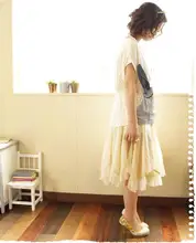 Multi-usage More Girl Irregular Hem Lace Underskirt/Skirt