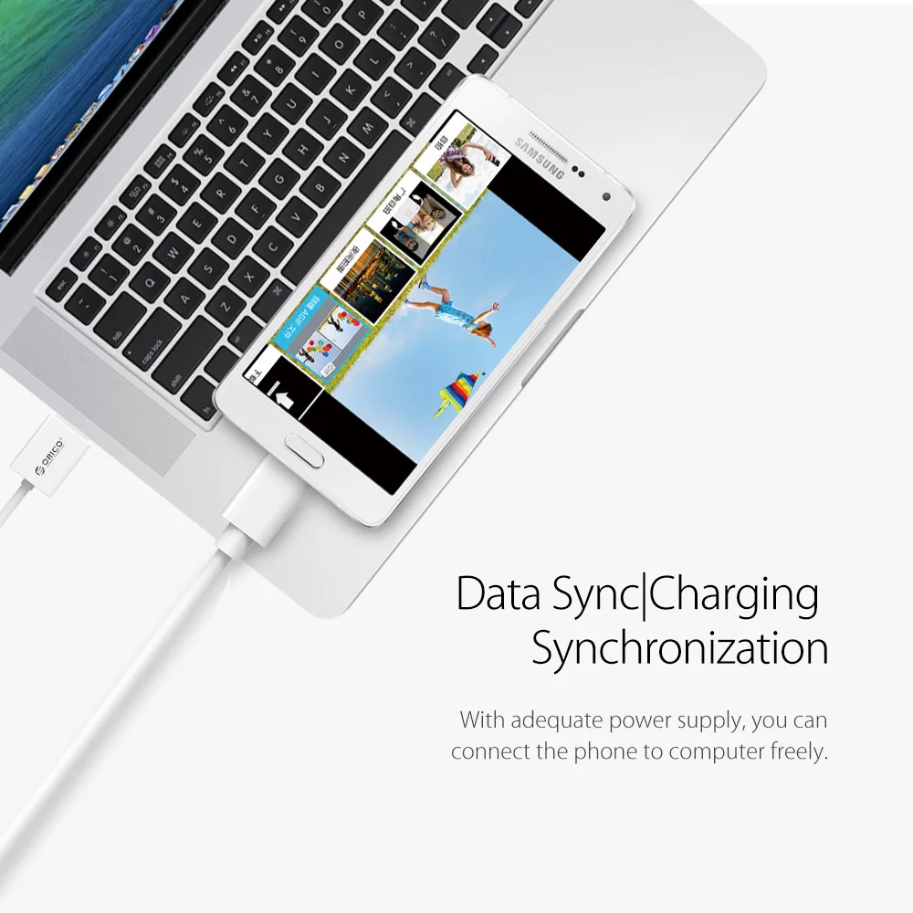 ORICO كابل يو اس بي 0.5 m/0.8 m/1 m USB2.0 A إلى مايكرو-B كابل بيانات لسامسونج Xiaomi LG اللوحي شاحن هاتف محمول يعمل بنظام تشغيل أندرويد شاحن يو اس بي