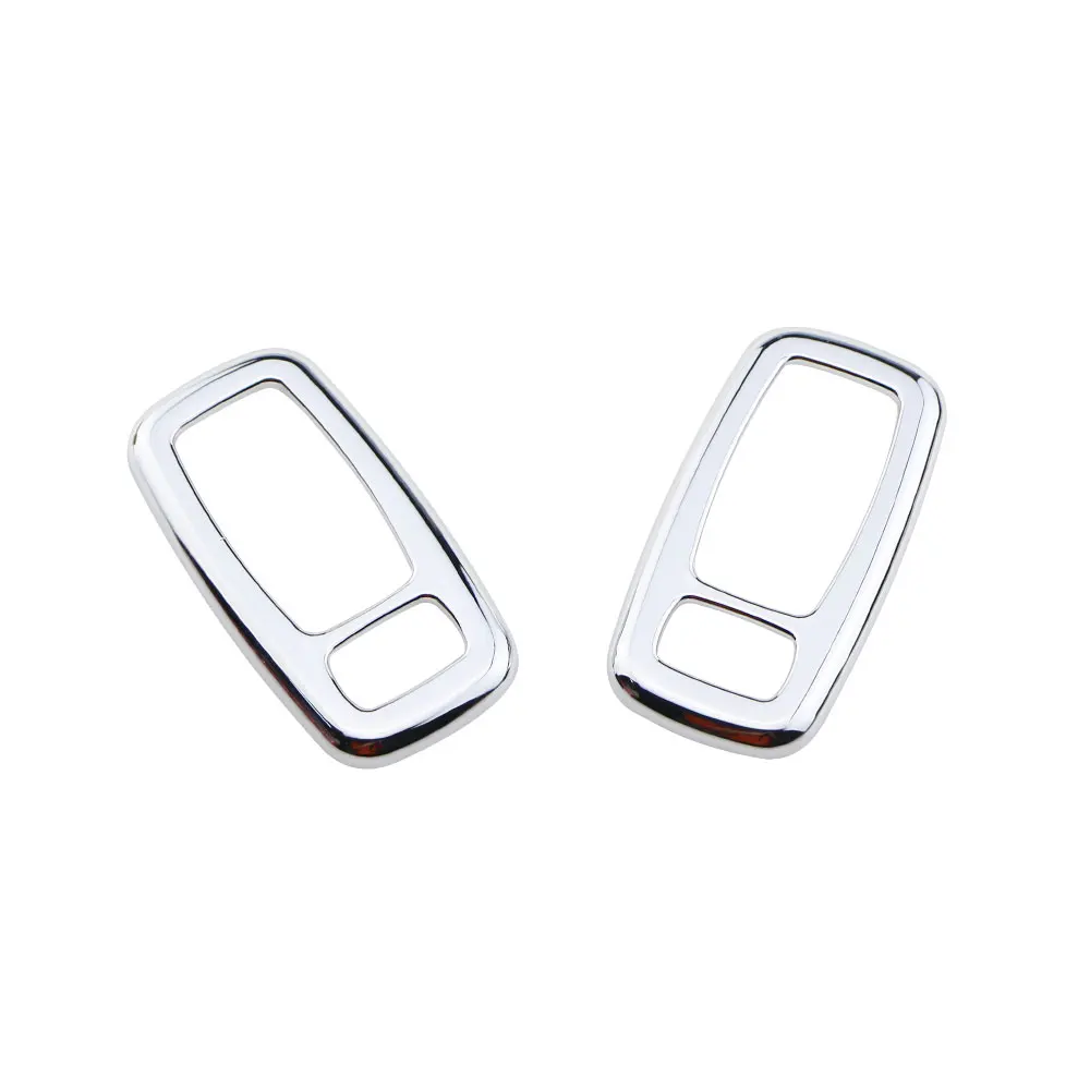 Jameo Auto Car Chrome Interior Sun Visor Makeup Lights Decorative Cover