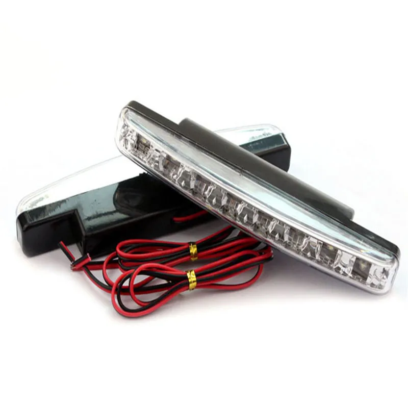 

8LED Daytime Driving Running Light DRL Car Fog Lamp Waterproof DC 12V