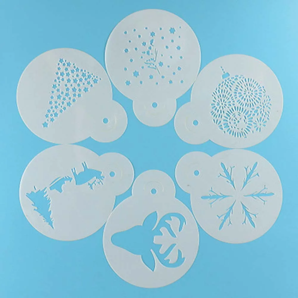 

LINSBAYWU Snowflake Elk Shaped Reusable Stencil Airbrush Painting Art DIY Home Decor Scrap booking Album Crafts Free Shipping