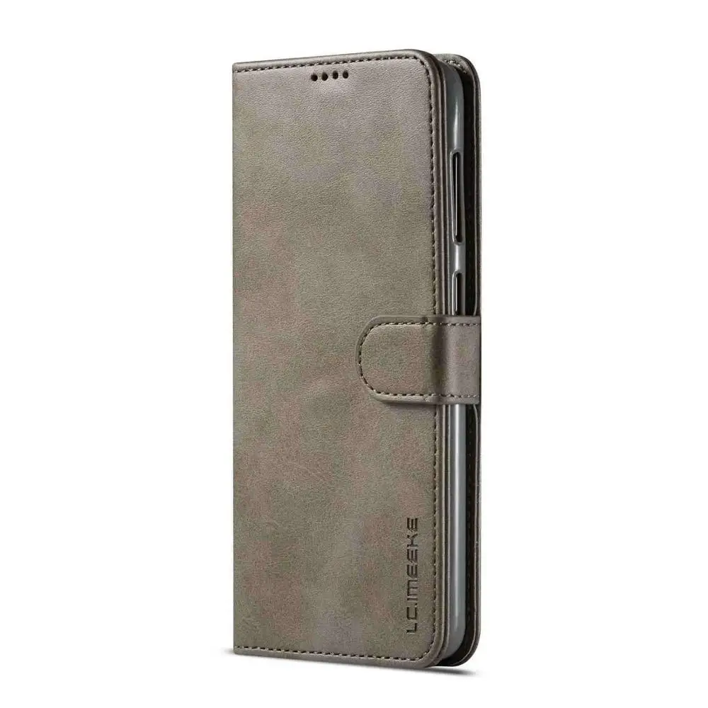 Redmi 4X кожаный чехол с откидной крышкой для Xiaomi Redmi 4A чехол для телефона с подставкой и бумажником держатель для карт чехол для Redmi Note 4 4X чехол funda - Цвет: grey