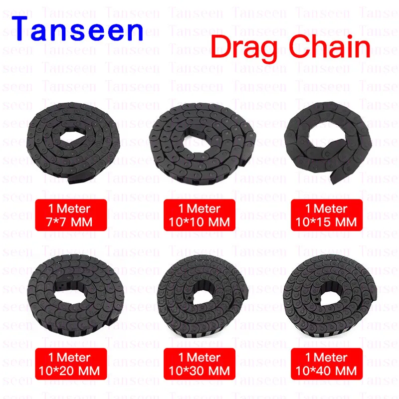 1Meter-Plastic-Transmission-Drag-Chain-for-Machine-Cable-Drag-Chain-Wire-Carrier-with-end-connectors-for__
