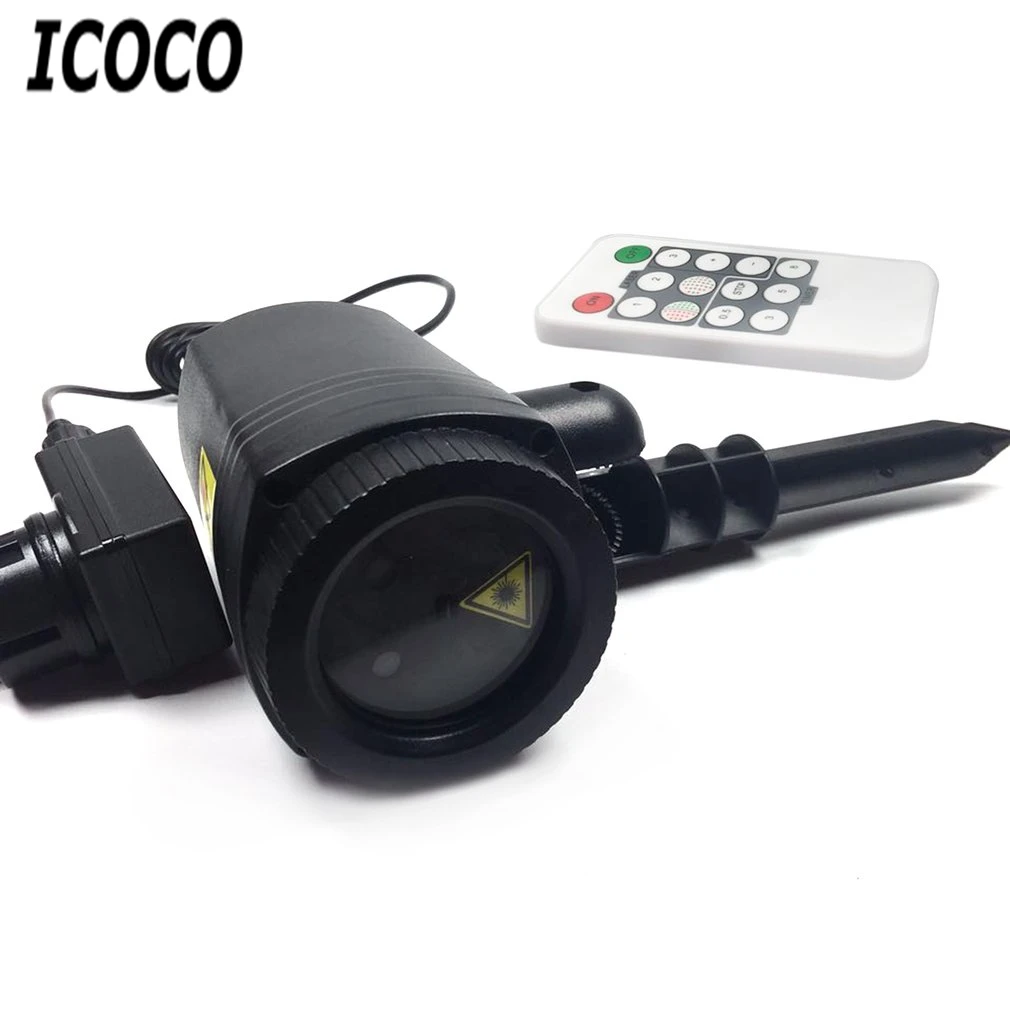 

ICOCO Outdoor LED Lawn Lamp Laser Light Waterproof With Remote Control Party Yard Landscape Spot Light Garden Decorative Lights