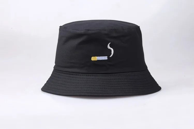 Шляпа-ведро с вышивкой для мужчин и женщин в стиле хип-хоп, рыбацкая шляпа для взрослых, Панама Боб, летняя шляпа для влюбленных