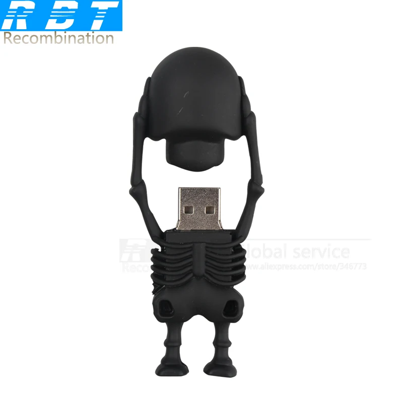 RBT USB флеш-накопитель, реальная емкость, высокая скорость, скелеты, 8 ГБ, 16 ГБ, 32 ГБ, память, Usb флешка, 2,0, флешка, флешка для ПК