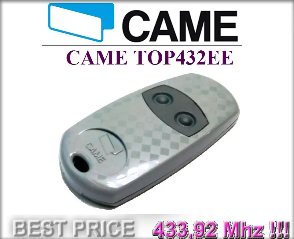 

FOR CAME TOP 432EE garage door remote Control 433,92Mhz 2-channel key fob free shipping