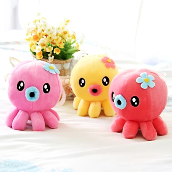 

cute colourful octopus plush toy about 15cm soft toy one lot/ 10 pieces ,activity party gift, birthday gift w5495
