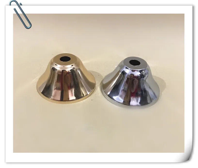 

Free shipping Metal table lamp accessory gold/silver table lamp horn for table lamp connect crafts home decoration 10pcs/lot
